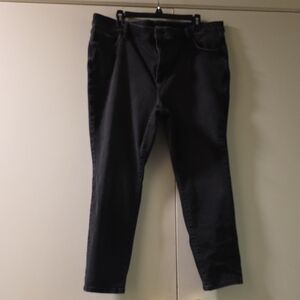 Vera wang 22w Skinny Black faded style plus Jeans